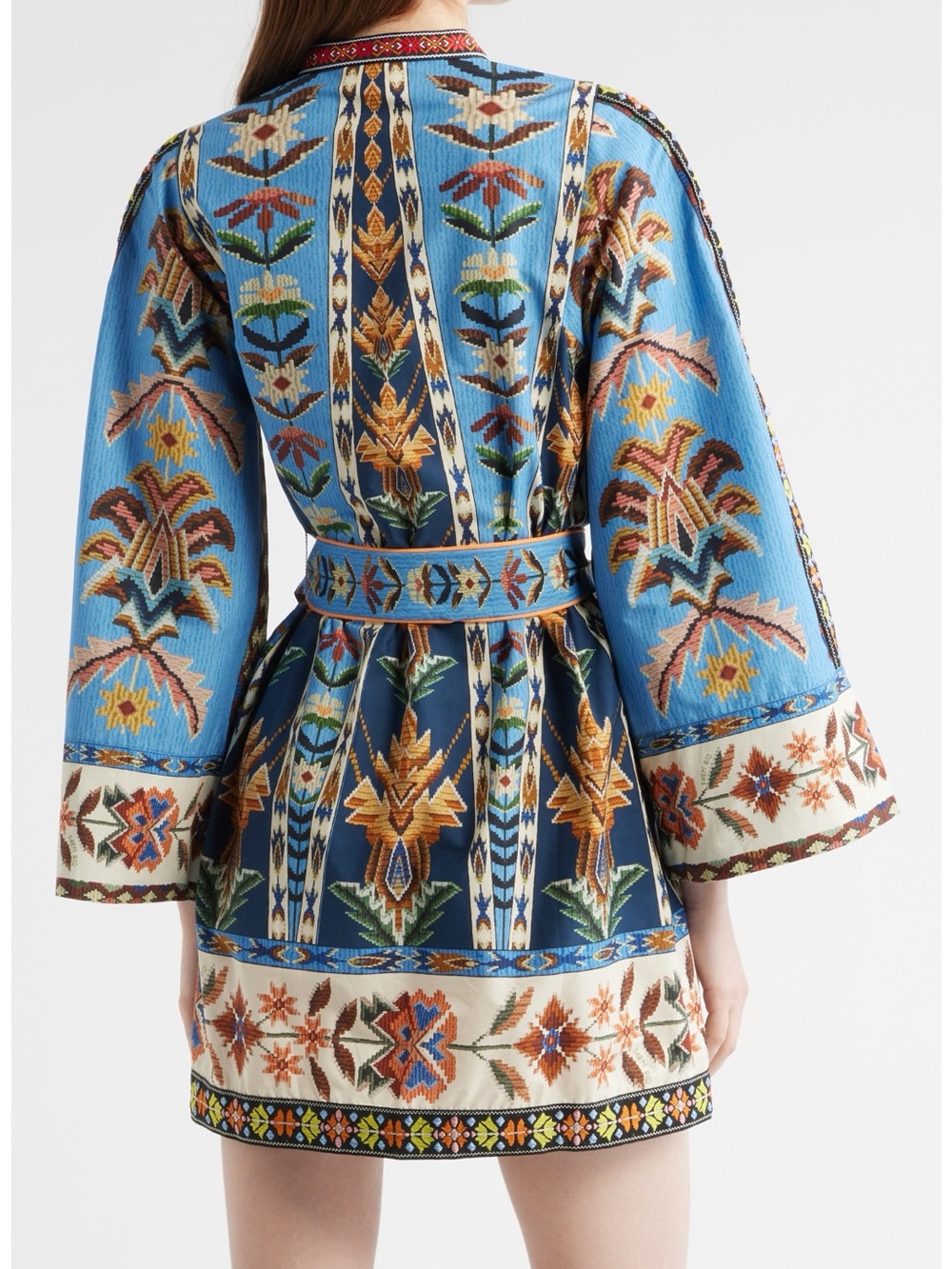 FARM Rio | Embroidered Tapestry Mini Dress (NWT) - Picture 6 of 13